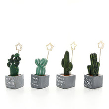 Load image into Gallery viewer, Mini Cactus Memo Pad/ Picture Holders
