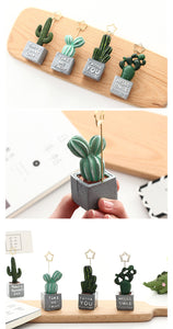 Mini Cactus Memo Pad/ Picture Holders