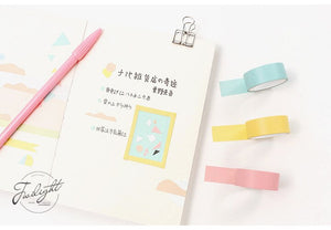 Stunning Macaron Color Washi Tape Sets