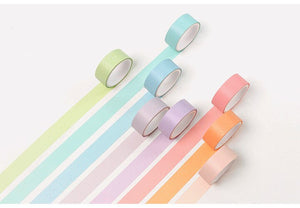 Stunning Macaron Color Washi Tape Sets