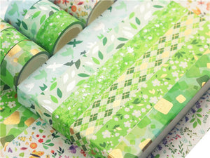 Spring Floral Series Washi Tape Set - Limited Edition