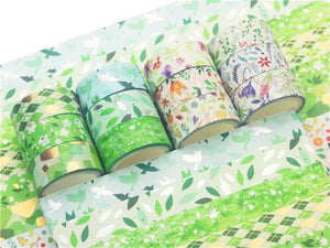 Spring Floral Series Washi Tape Set - Limited Edition