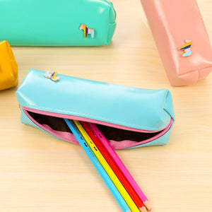 Rainbow Horse Macaron Color Pencil Cases (4 Colors)