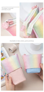 Rainbow Style Beautiful Sliding Pencil Case