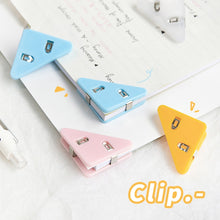 Load image into Gallery viewer, Mini Colorful Corner Paper Clip Sets (5pcs)
