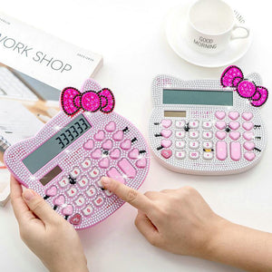 Kawaii Kitty Style Solar Calculator (4 Designs)