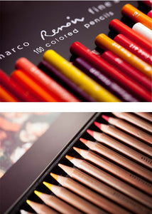 Marco Renoir Professional Oil-Based & Watercolor Sketching Colored Pencil Sets