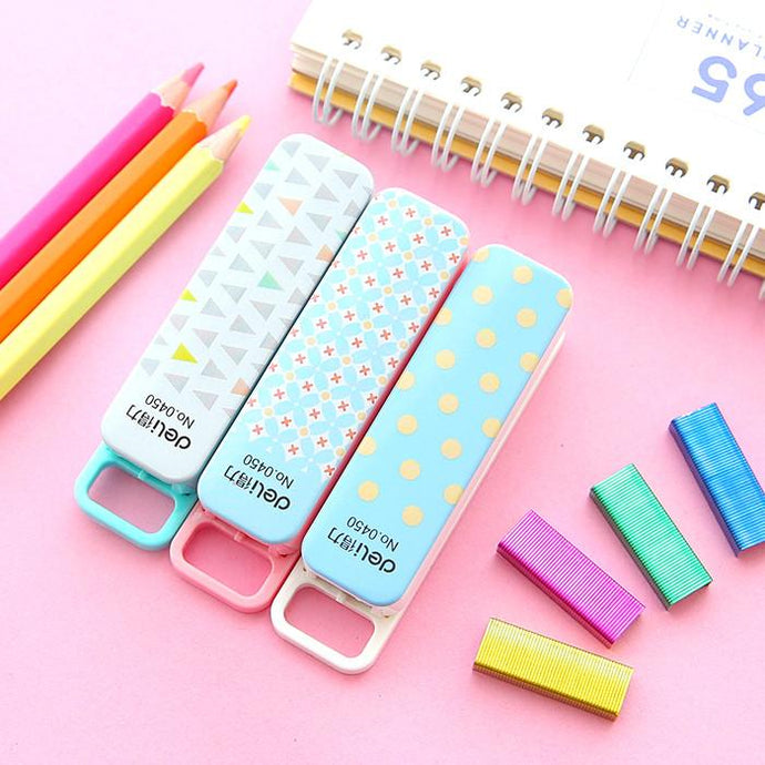 Geometric Pattern Stapler - Original Kawaii Pen