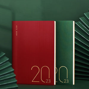 2023 Elegant( A5) Weekly Leather Planners  (4 Colors) - Limited Edition