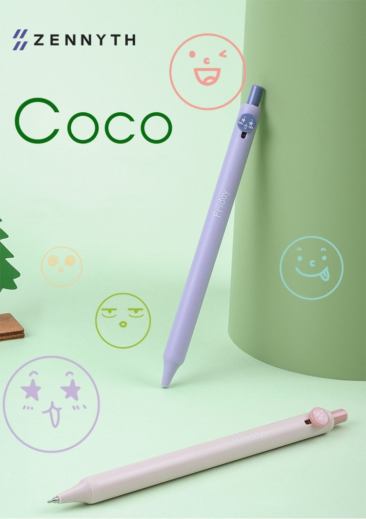 Cocoboo 20pcs Cute Color Pens, Gel Ink Pens for Puerto Rico