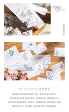 Load image into Gallery viewer, Fresh Floral Letter Series Memo Pads (6 colors)
