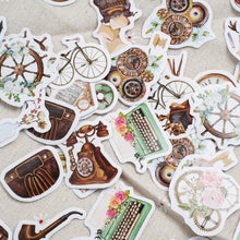 Load image into Gallery viewer, Travel to the Past Vintage Style Stickers
