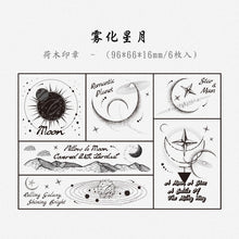 Load image into Gallery viewer, Japanese Floral &amp; Universe Rubber Stamp Sets
