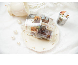 Vintage Style Butterfly  Series Transparent Washi Tapes