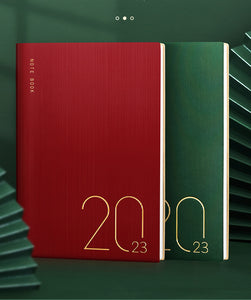 2023 Elegant( A5) Weekly Leather Planners  (4 Colors) - Limited Edition