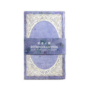 Vintage Series Lace Border Material Paper