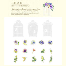 Load image into Gallery viewer, Vintage Style Flower &amp; Bird Encounter Decorative Stickers
