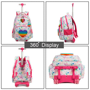 3 in 1 Colorful Backpack for School