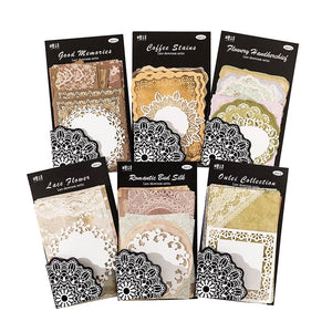 Vintage Style  Lace Series Material Paper - 6 Designs