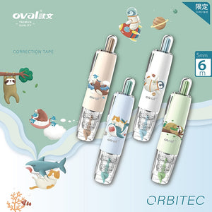 Oval Series Mini Animal Correction Tapes - Limited Edition