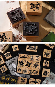 Butterfly & Sea of Stars Rubber Stamp Sets