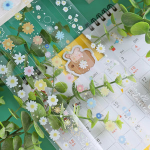 Hello Daisy Transparent Masking Tape Set