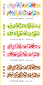 Summer Iced Fruits Washi Tapes (6 designs)