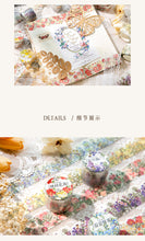 Load image into Gallery viewer, Four Seasons Floral Heaven Masking Tapes (6 designs)
