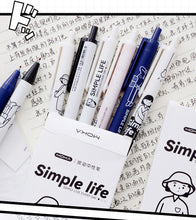 Load image into Gallery viewer, Simple Life Cartoon Gel Pen Set ( 6pcs)
