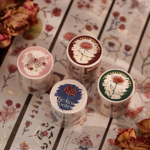 The Rose Poetry Washi Tapes (4 Designs) - Limited Edition