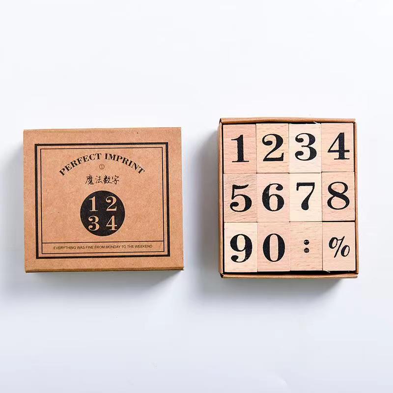 Vintage Moon Week Month calendar stamp DIY wooden rubber stamps for  scrapbooking stationery scrapbooking standard stamp