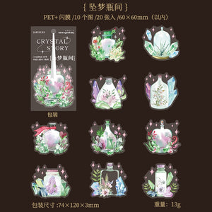 Crystal Story Series Floral Stickers - Limited Edition