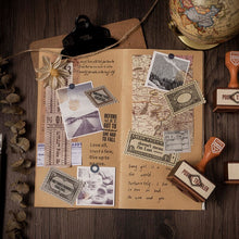 Load image into Gallery viewer, Vintage Style Post Traveler Series Wooden Rubber Stamps
