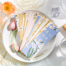 Load image into Gallery viewer, Summer Poetry Series Floral Bookmark Sets ( 30 pcs a set)
