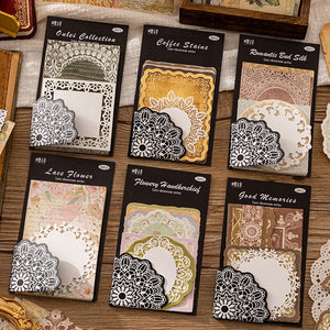 Vintage Style  Lace Series Material Paper - 6 Designs