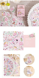 Kawaii Floral & Animal Stickers