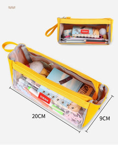 Candy Color Transparent Pencil Cases (5 colors)