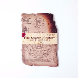 Final Chapter of Fantasy Series Burnt Style Kraft Material Papers (8 Designs)