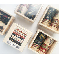 Load image into Gallery viewer, Merry Christmas Gold Foiled Washi Tape Set ( 8 pcs)
