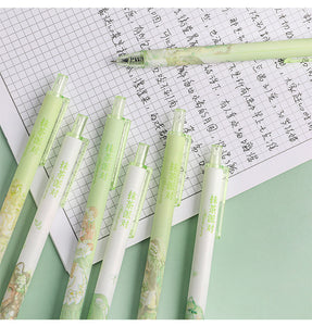 Japanese Matcha Party Gel Pen Set ( 6 pcs)