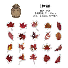 Load image into Gallery viewer, Falling Leaves in a Bottle Fall Stickers
