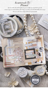 Vintage Manuscripts Bills Stamps Washi Tapes