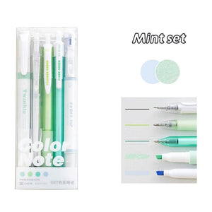 Color Note Writing Sets (4 colors)