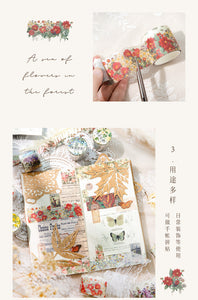 Four Seasons Floral Heaven Masking Tapes (6 designs)