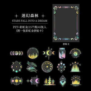 Magic Array Forest Decorative Stickers (8 Designs)