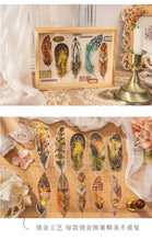 Load image into Gallery viewer, Glistening Feather Large Stickers - Limited Edition
