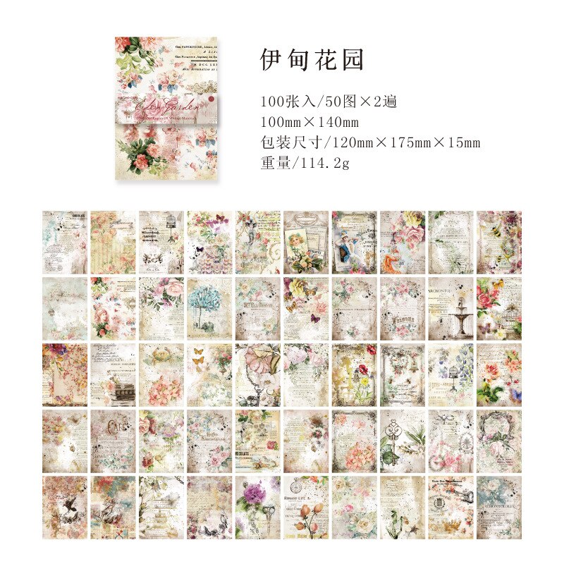 Magic Notes Pinterest Vintage Style Magic Notes Material Paper ( 8 Designs) – Original Kawaii Pen