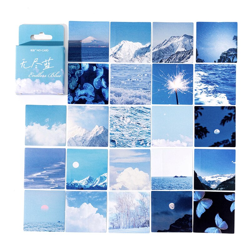 Endless Blue Nature Stickers