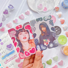 Load image into Gallery viewer, Colorful Beating Hearts Sticker Rolls

