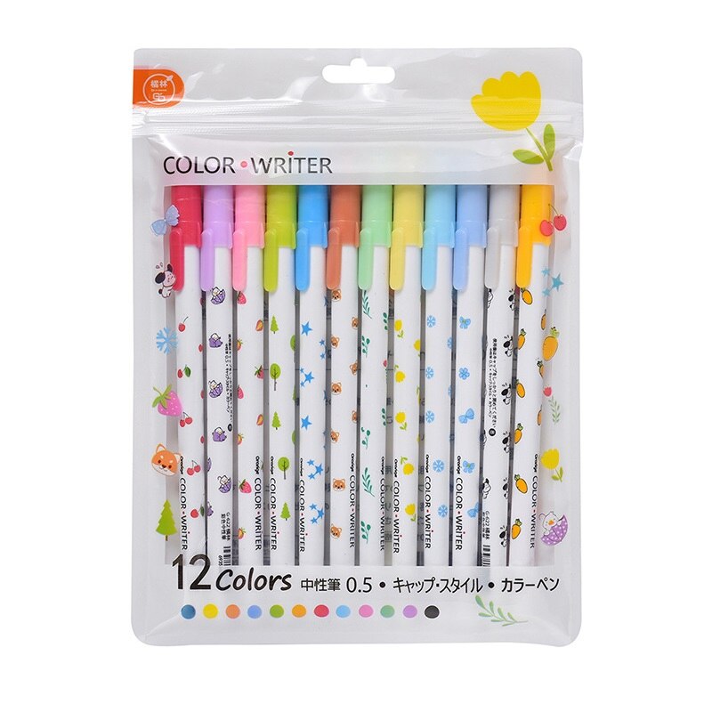 Juice Color Art Gel Pen Set ( 12 pcs)